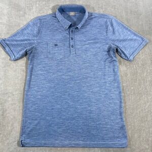 PING Sensorcool Men's Large Blue Heathered Golf Polo Shirt